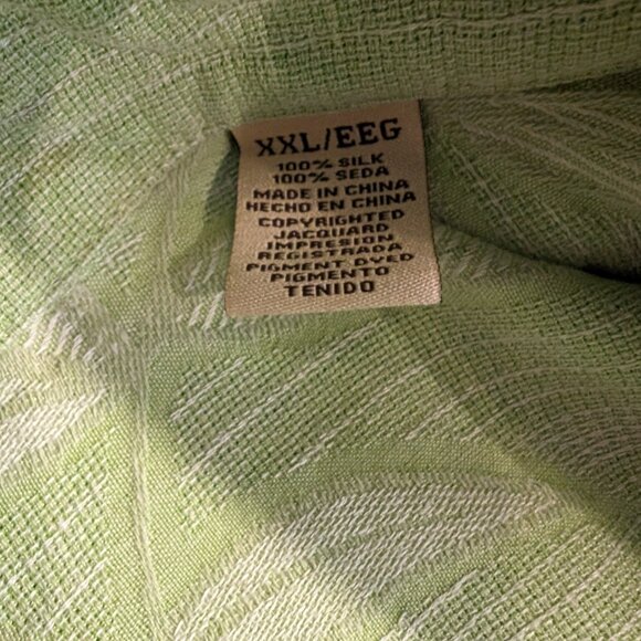 JAMAICA JAXX Hawaiian Style Mens Short Sleeve 100% Silk - Picture 3 of 7